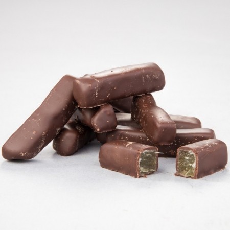Gingembrettes enrobées de chocolat noir - 75 g - en sachet